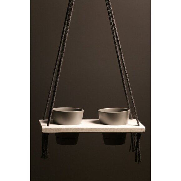 Macrame Shelf|Boho Wall Hanging Shelf|Handmade Home Decor|Boho Room Decor(ID579) - Picture 2 of 5